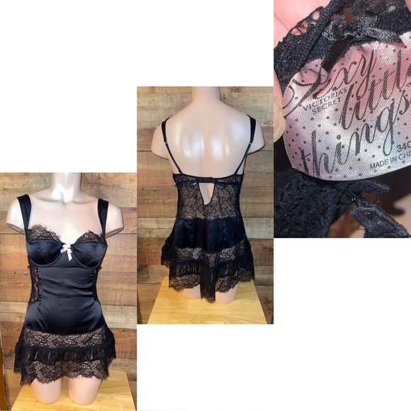 🖤 08 Vintage Victoria's Secret Sexy Little Things Nightie